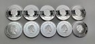 Roll Of 10 2 Oz 2022 Niue  5 The Mayflower 1620   999 Silver Coins  c 