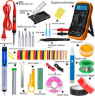 Electronics Soldering Iron Kit  80w Lcd Digital Soldering Gun With Adjustable Te