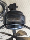 Western Electric 6302 Vintage Table Fan Black Brass 4-blade 3-speed Adjustable