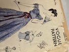 1938 Vogue Sewing Pattern  8152 Size 20 38 Bust 41 Hip Complete Evening Frock