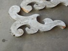 2 Large Antique Architectural Corbels Chippy White Circa 1850 4