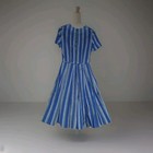 1960s Vintage Handmade Dress With Belt Size Small   Nos Unused