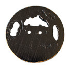 Vintage Large Burwood Southern Mansion  Carriage Picture Button