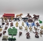 Marx Roy Rogers Rodeo Ranch Play Set 1950s Boxed  55pc Lot