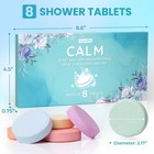 Calmnfiz Shower Steamers 8 Pack Set Bombs 1 Count  pack Of 8   Green 