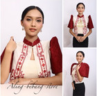 Modern Filipiniana Bolero  random Embroidery   Proudly Made In The Philippines