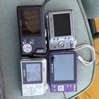 Kodak Polaroid Panasonic Sony Compact Digital Cameras Lot Lumix 7 2mp 10x Zoom