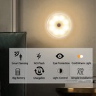 Motion Sensor Led Night Light Battery Rechargeable Indoor Closet Cabinet Wall 