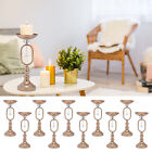 10 Gold Wedding Centerpieces Flower Vase Candle Holder Table Retro Home Decor  