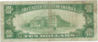 1929  10 National Banknote   First Wisconsin National Bank Of Milwaukee  Wi 