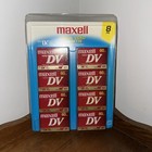 Maxell Digital Video Tapes 60 Minute Mini Dv 8-pack   new   Original Packaging
