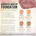Fair Color Shade Foundation Set - Professional Cosmetic Airbrush Makeup In 1 2 O