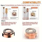 Replacement Heads For Flawless Finishing Touch Facial Hair Removal  Replacement
