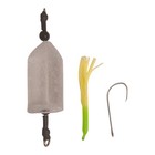 Clear Bubble Rig Chirpy Jr Set With A Squid And A Hook