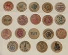 19 Different Wooden Nickel Token Collection Lot 201