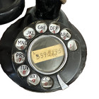 Antique 1900   s Black Automatic Electric Rotary Dial Candlestick Telephone