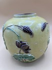 Antique Chinese Famille Rose Porcelain Wang Bing Rong Jar Old Birds Flowers
