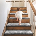 Bullnose Stair Treads For Wooden Steps  Non Slip Stair Carpet For Indoor Runn   