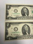 2013 Series  2 Consecutive Serial Number Print Error Federal Reserve Bank Notes