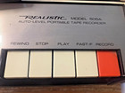 Realistic Model 505a Auto-level Portable Reel To Reel Tape Recorder Microphone