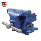 6  Mechanic Bench Vise With Anvil 360   Rotary Base Heavy Duty Bench Vise