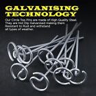 6 Inches Circle Top Pins 8 Gauge Strong Galvanized Landscape Staples Fabric Sod
