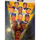 Rare 500 Home Run Club Signed Lithograph Iconic Baseball Legends