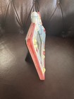 Vtg Hand Painted Nautical Sailor Boy 3d Photo Frame Baby Nursery Decor