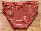 Men s Pro Wrestling Trunks Hologram Orange Sz L 38   40 Spandex
