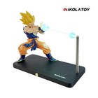 Nikolatoy Dragon Ball Kakarotto Son Goku Kamehameha Wave Magnetic Light Lamp Toy