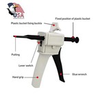 3m Compatible 50ml Epoxy Glue Gun Dual Cartridge Manual Applicator For 1 1 2 1