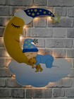 Nursery  Room Decor   Moon Light  Wall Decals   Baby Boys