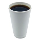 Boardwalk Paper Hot Cups  Double-walled  16 Oz  White  25 pack