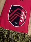 St Louis City Sc Mls Soccer Scarf Ruffneck Nwt Pink