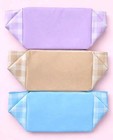 Foodland Hawaii  Palaka Mini Cooler Lavender Purple  Beige  Light Blue Set Of 3