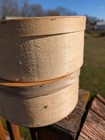 Wi Barn Antique Vintage Round Shaker Wood Cheese Boxes Hat 8  X 3 5   set Of 2 