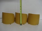 8 Inch Traffic Light Hood Visor Cover Aluminum Yellow 8  Good Condition