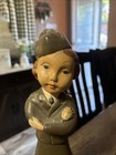 1944 Ww2 Carnival Prize Chalkware Army Figurines