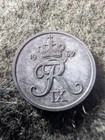 1967 Denmark 2 Ore Coin 