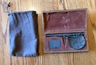 Antique Apothecary gold Balance Scale In Its  Original Case W eagle Logo --1859
