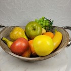 Vintage Artificial Assorted Fruit Hollow Faux Apples Banana Grapes Orange