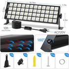New 150w Led Shop Light 18000lm 6000k Ip66 Waterproof 10ft Cord 2 Pack