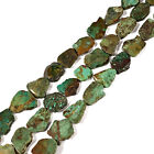 Graduated Natural Turquoise Freeform Slab Slice Beads 15x20-30x40mm 15 5  strand