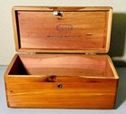 Vintage Lane Cedar Chests  9    Wood Box Enterprise Advertising Collectible Vgc