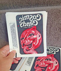 Vintage Cosmic Candy Sizzling Candy Iron On Transfer Patch Lot Of 100 Red Face