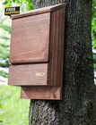 Bat House For Outdoors 15 x9 2 x3 2  Shelter Box Kit Double Chamber Dark