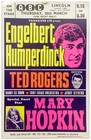 1969 Engelbert Humperdinck Concert Poster Wall Art Print Size 11x17 Inches