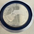 1978 Panama 10 Balboas 0 925 Silver Proof Franklin Mint Canal Treaty Coin