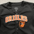 Baltimore Orioles Baseball Jersey Kids Boys 2t Toddler Black Mlb Button Up Shirt