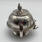 James W Tufts  Boston  Silver   Quadruple Plate   1946  Butter Dish  2 Piece